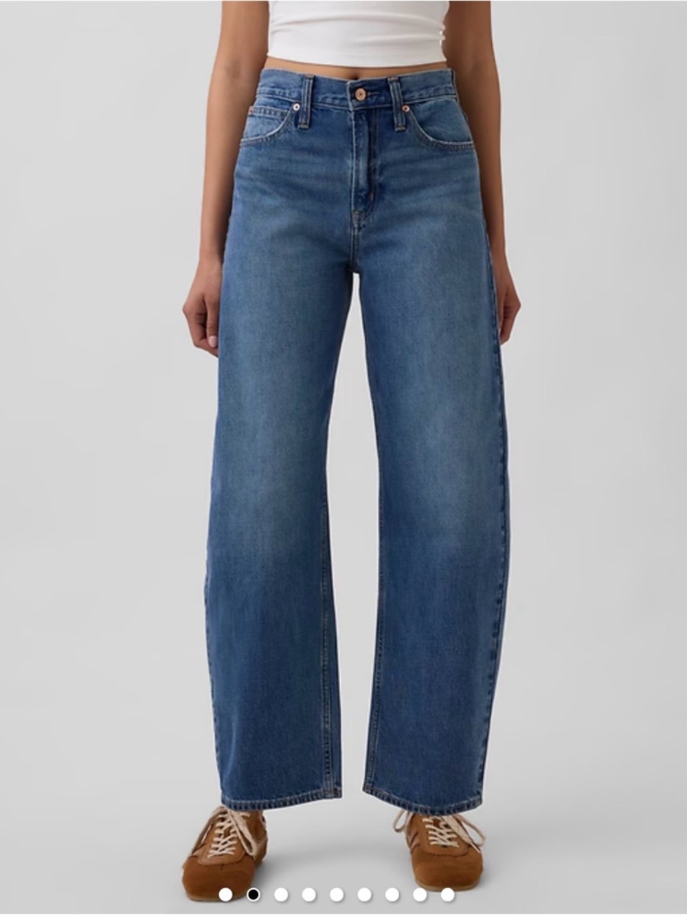 GAP High Rise Barrel Jeans